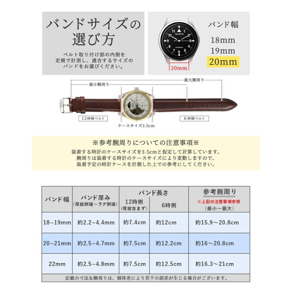 Calum Watch Strap Genuine Leather Smooth Leather Quick Release Watch Smart Watch Band 12mm 24mm Dark Blue X Rose - (19mm, Buckle)