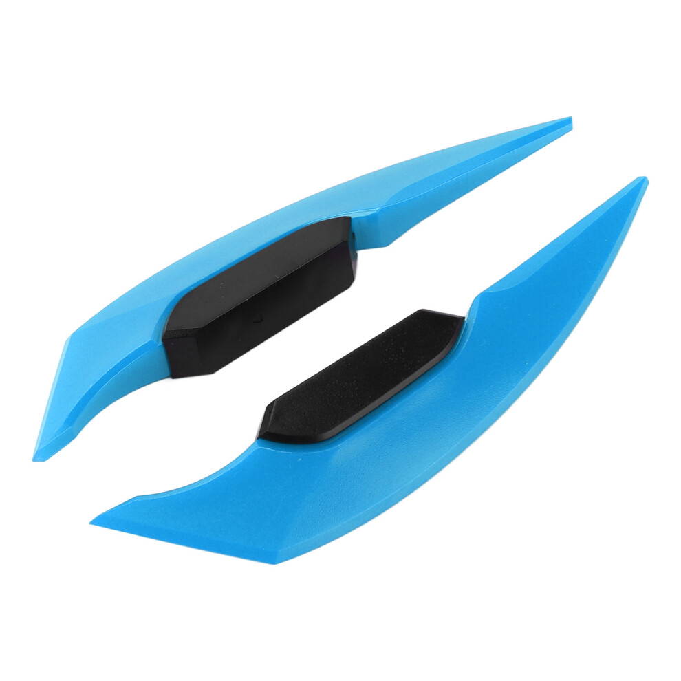 Pair Motorcycle Winglets Aerodynamic Wing Universal Motorbike Accessories For Electric Bike Atv Utva Pair Of Light/Blue 8301322007725