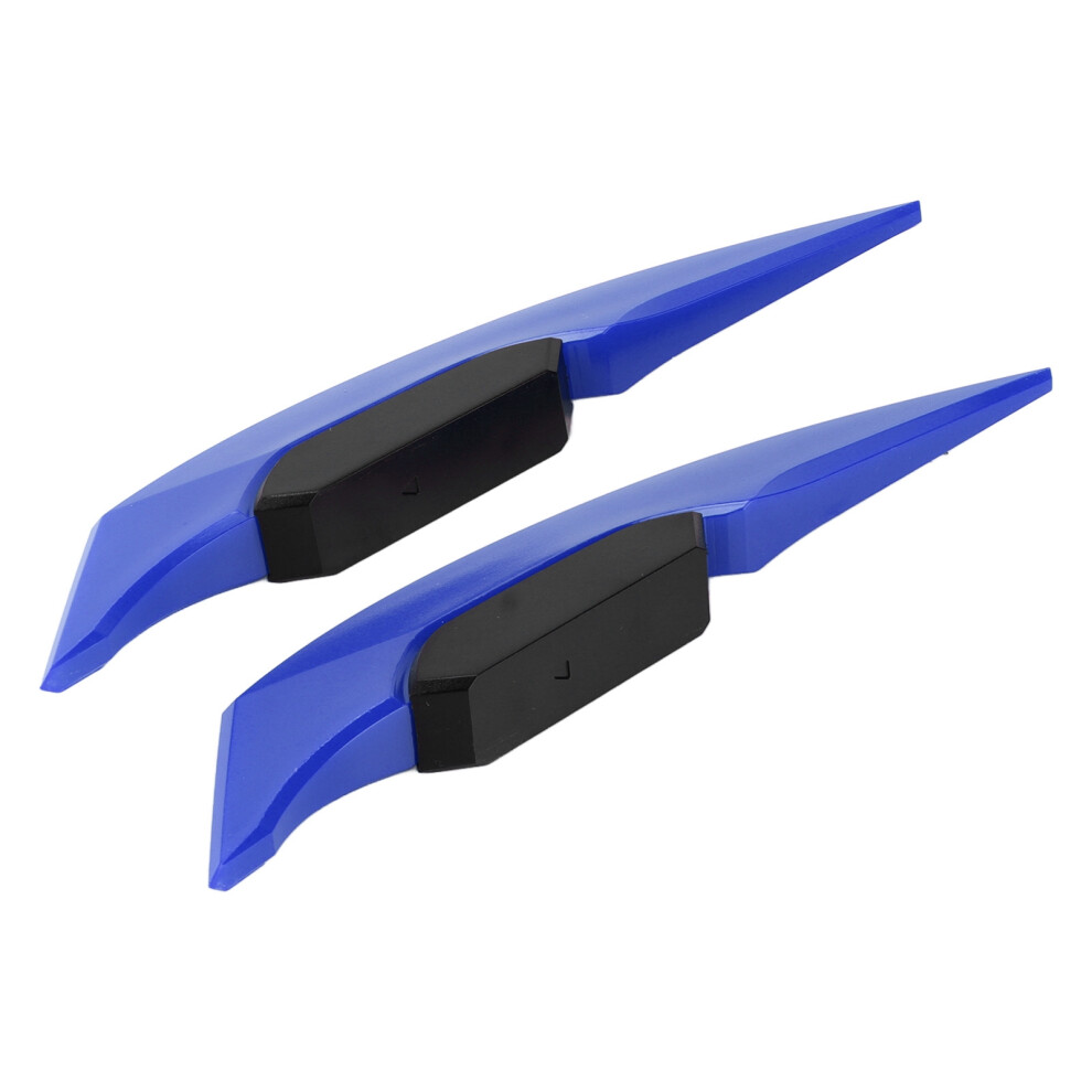 Pair Motorcycle Winglets Aerodynamic Wing Universal Motorbike Accessories For Electric Bike Atv Utva Pair Of Blue 3341322007740