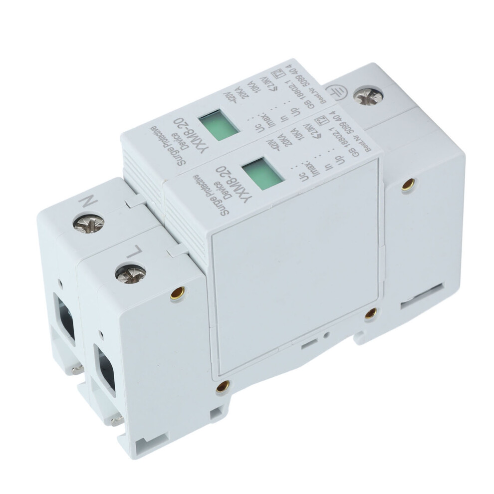 Surge Protective Device 2P Voltage Protection Arrester Protector 20Ka Yxm8‑20 8771322008044