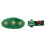 Barrette de Noël en feutre vert 1 ensemble BB Clip 9