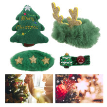 Barrette de Noël en feutre vert 1 ensemble BB Clip