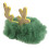 Barrette de Noël en feutre vert 1 ensemble BB Clip 6