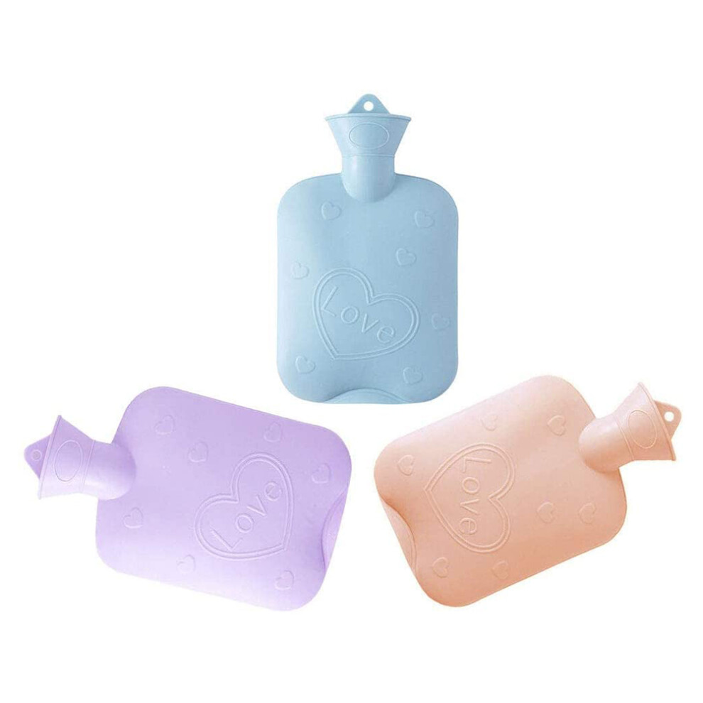 Hot Water Bottle with Waist Cover Winter Warm Water Bag with Soft Plush Waist Belt Warmer Cover for Neck Shoulder Hand