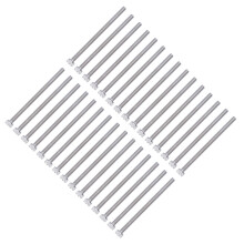 30Pcs M5 Cylindrical Head Hex Socket Half Tooth Screw A2 Stainless Steel Hex Head Half Tooth Screws Screw Kit