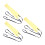 3 pezzi Sax Swab Microfiber Tube Giallo + Blu Scuro 11