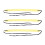 3 pezzi Sax Swab Microfiber Tube Giallo + Blu Scuro 2