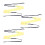 3 pezzi Sax Swab Microfiber Tube Giallo + Blu Scuro 12