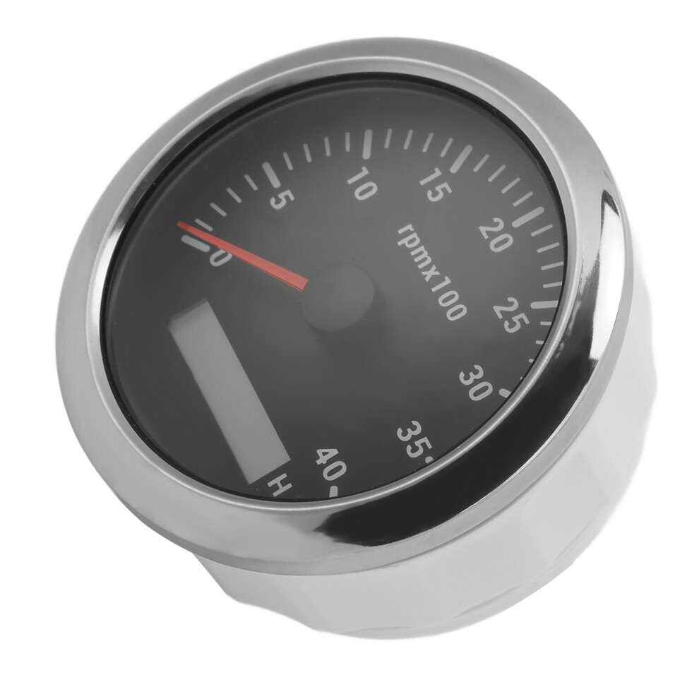 85Mm Tachometer Gauge 4000Rpm Ip67 Waterproof With 7 Color Backlight For Car Boat Rv Yachtblack 8171322011066