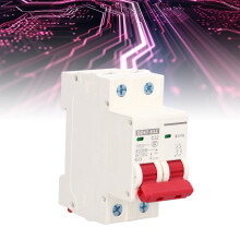 Disjoncteur solaire 2 pôles 1000 V 32 A Mini isolateur montage sur rail DIN C32