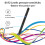 VEIKK S640 Graphics Digital Tablet with Battery-free Pen 8192 Levels Pressure Sensitivity Electronic Drawing Tablet Compatible With Android 12