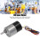 JGB37-3525 DC12V Motor reductor 960RPM Eje de 6mm 7