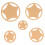 Set di stencil acrilici da 5 pezzi – Modelli 5x5-10x10 cm 2