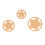 Set di stencil acrilici da 5 pezzi – Modelli 5x5-10x10 cm 10
