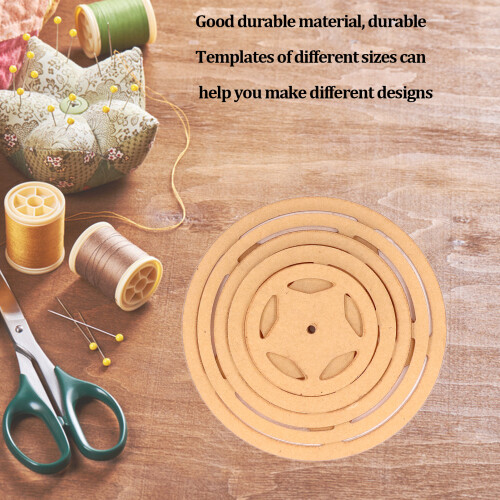 Set di stencil acrilici da 5 pezzi – Modelli 5x5-10x10 cm 2