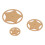 Set di stencil acrilici da 5 pezzi – Modelli 5x5-10x10 cm 9