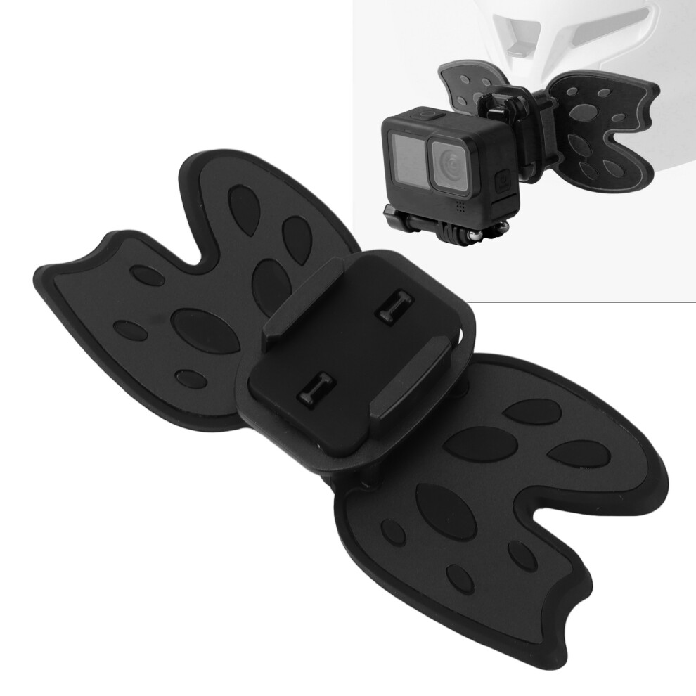 Motorcycle Helmet Chin Mount Butterfly Action Camera Helmet Holder Fit For Hero 10/9/8/7/ Osmo Actionblack 4091322014727