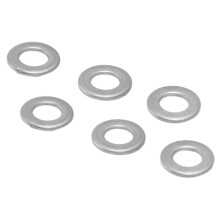 120 pezzi Rondelle in acciaio inossidabile 4 mm ID 7 mm OD 4807-0407-0500