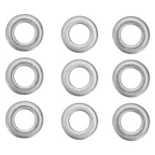 Rondelle piane in acciaio inossidabile, 120 pezzi, Ø interno 4 mm, Ø esterno 7 mm, Accessori essenziali per la riparazione