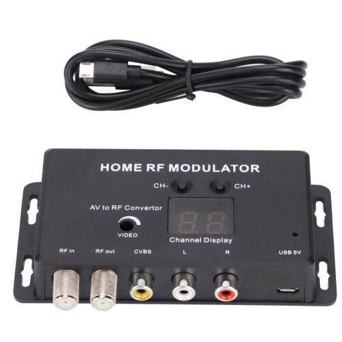 M70 noir ABS modulateur vidéo UHF 471.25-855.25MHz 1