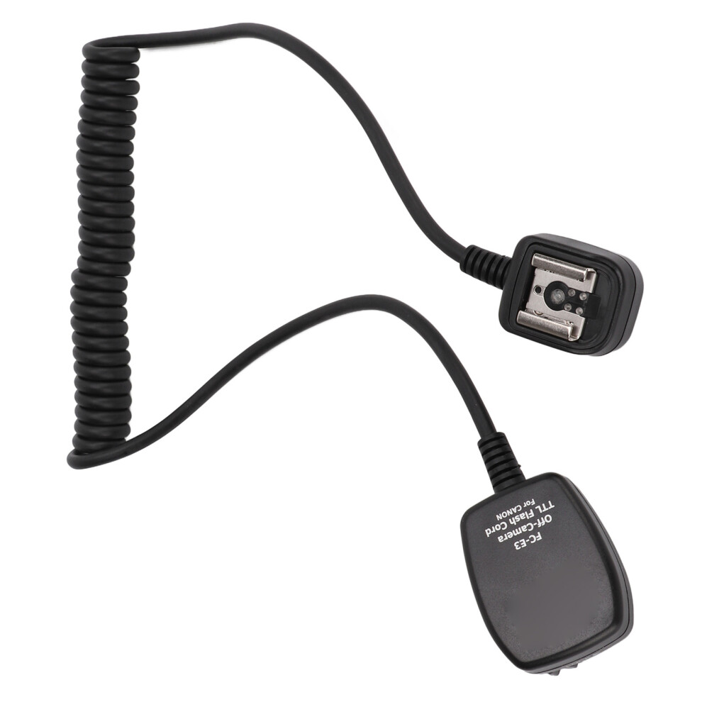 Jjc Off Camera Flash Speedlite Cord 1.3M Camera Ttl Sync Flash Extension Cord Fce3 Hot Shoe For 600Ex Rt 580Ex Ii 4661322016238