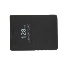 Scheda di memoria PS2 da 128 MB ad alta velocità standard nera