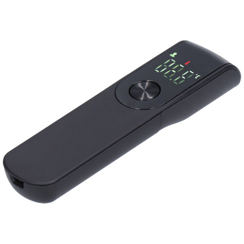 Termometro frontale a infrarossi in ABS, nero, 42 g, 3-5 cm