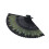 Abanico plegable de bambú Black Bones Peacock 38x21.5cm 11