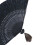 Abanico plegable de bambú Black Bones Peacock 38x21.5cm 5