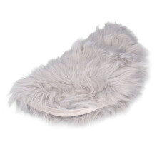 Peluche de visón sintético 2A 40cm/15.7in gris almohadilla
