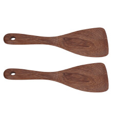 Bevel 2 piezas de pala para arroz, madera natural, 22x8 cm