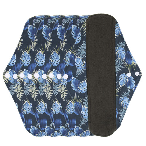 G55 5 piezas reutilizables de carbón de bambú 20x30 cm impreso 1