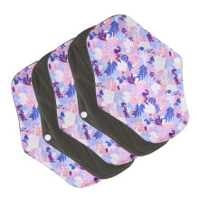 M21 5 pièces tampons lavables 18x25cm charbon de bambou