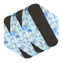 G66 5 pièces Tampons en charbon de bambou Taille M 25x18cm