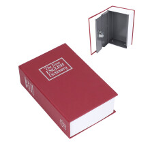 Cassetta di sicurezza a forma di libro - 536 g, 18,9 oz, Colore Rosso