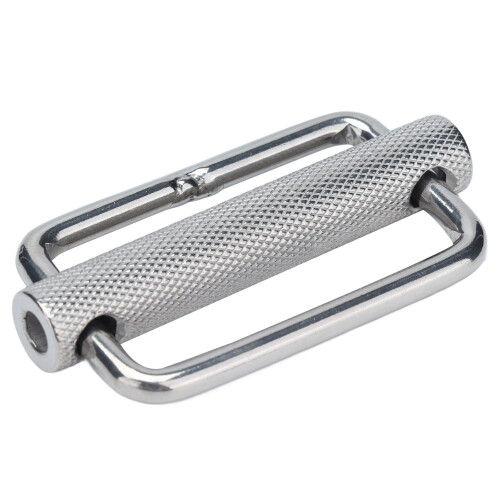 2 piezas de hebilla deslizante rectangular de acero inoxidable 316 de 50 mm 2
