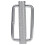 2 piezas de hebilla deslizante rectangular de acero inoxidable 316 de 50 mm 8