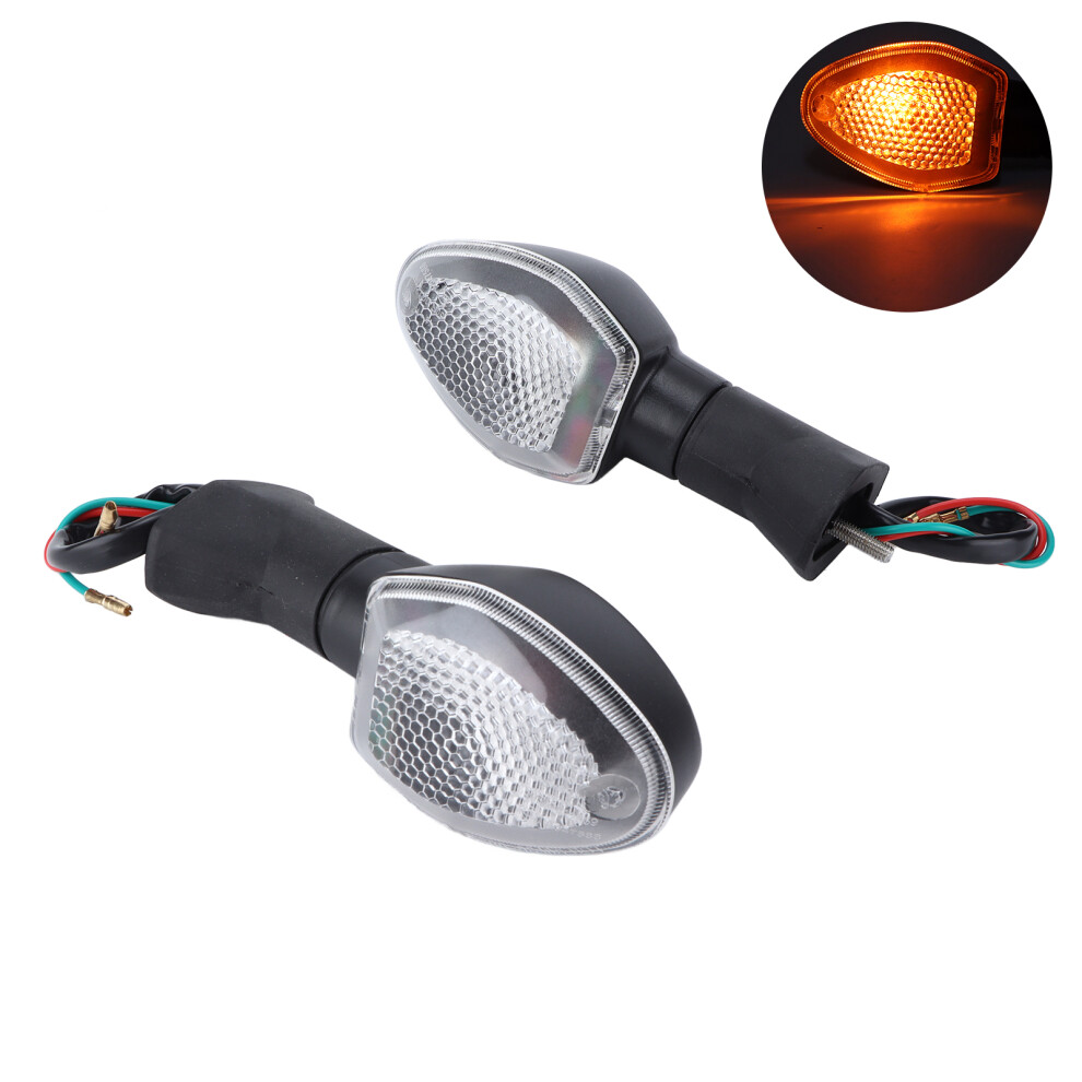 2Pcs Turn Signal Flasher Indicator Blinker Motorcycle Accessories Replacement For Suzukitransparent Light 5081322021459
