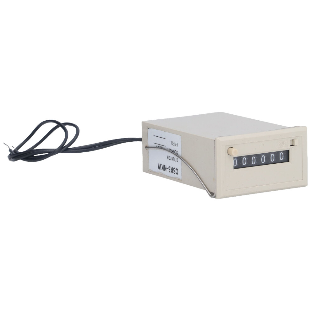 Electromagnetic Counter 0Â999999 Pulse Counters For Mechanical Petroleum Textile Dc24v 8461322020985