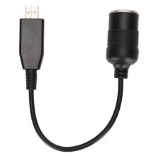 Port USB-C vers allume-cigare, 30 cm, fiche femelle 12 V