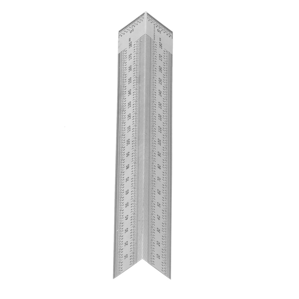 Woodworking Scribing T Rules Accuracy Marking Positioning Scribing T Ruler For Woodworking Measuring Decoration Design180mm Square Ruler 6941322023473
