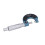 Micrometro esterno 0-25 mm, 0,01 mm, Strumento argentato 15