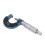 Micrometro esterno 0-25 mm, 0,01 mm, Strumento argentato 4