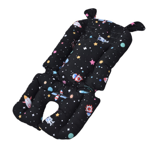 Two Sided Baby Stroller Liner Soft Cute Cartoon Patterns Infant Stroller Pad AccessoryStroller Liner