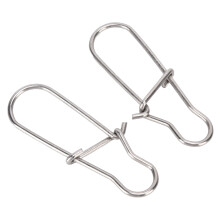 2 pièces de clips de pêche surdimensionnés en acier inoxydable 13 cm / 5,1 po