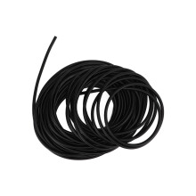 Q1836 10 m Tube en latex naturel noir 1,8/3,6 mm