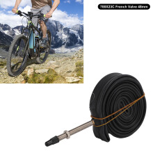 Chambres à air de vélo en pack de 2 700x23C en caoutchouc butyle valve Presta pour vélos de route et VTT
