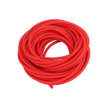 2050 10 m Tubo de látex natural, 2mm/5mm DI/DO, rojo