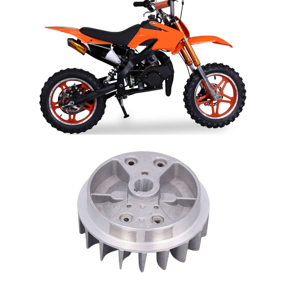Recoil Pull Starter Flywheel For 2 Stroke 47Cc 49Cc Engine Pocket Bike Chinese Minimoto Mini Moto Kids Dirt Quad Atv 9351322024719
