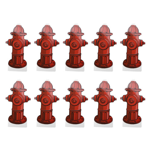 Pee Pad Aid Fire Hydrant 10 feuilles 18,5 x 10 cm blanc 1